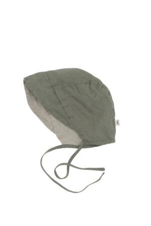 Bicolor Reversible Brimmed Bonnet