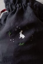Christmas White Hare (12x10cm)
