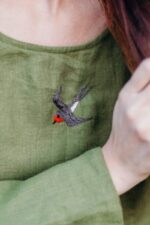 Swallow (4.1x3.8cm)